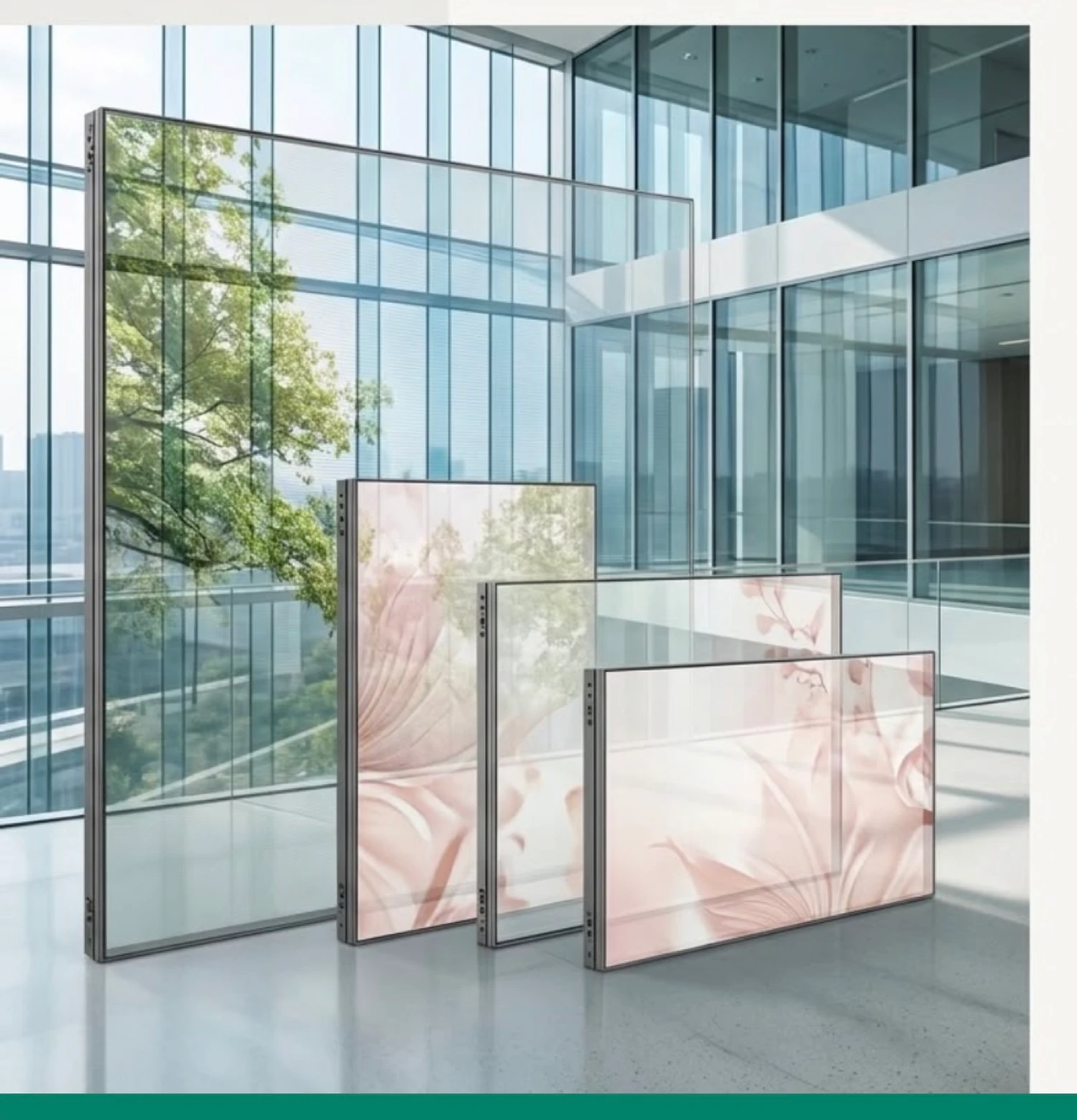 Écran LED transparent modulaire